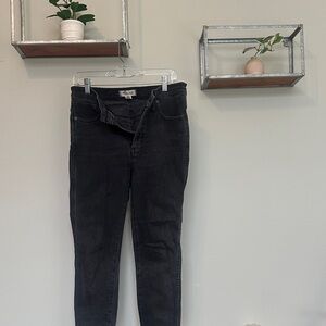 Madewell Women's Dark Gray Skinny Jeans